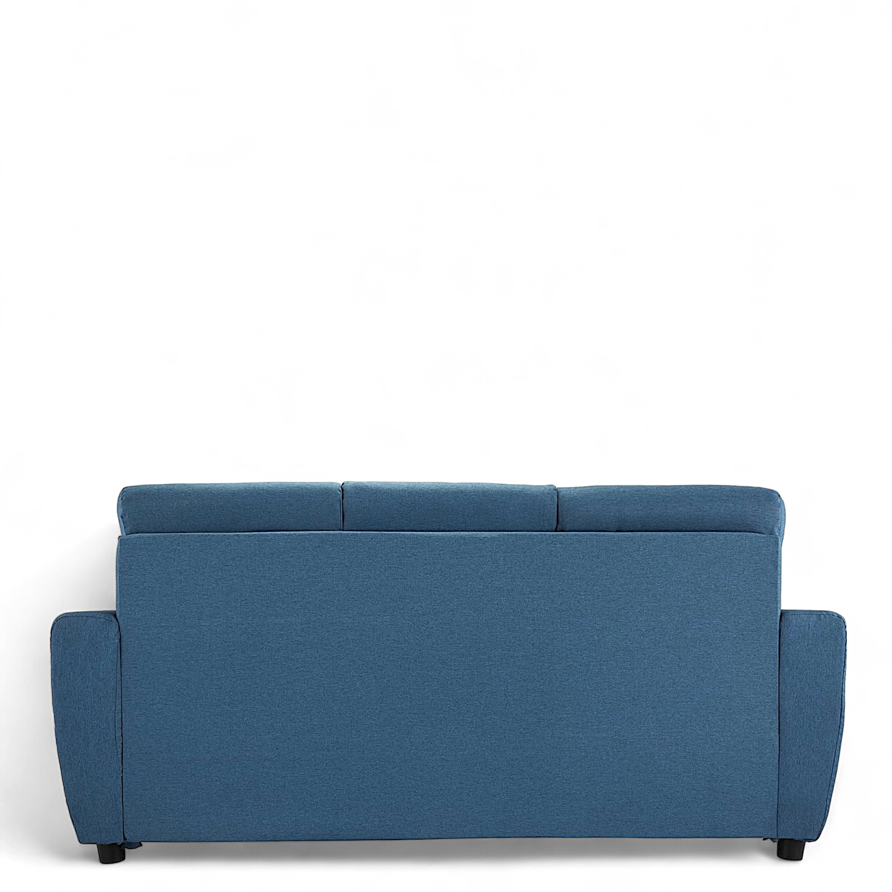 Dayton Pine Wood Contemporary 3+2 Seater Sofa (Teal Blue Fabric)