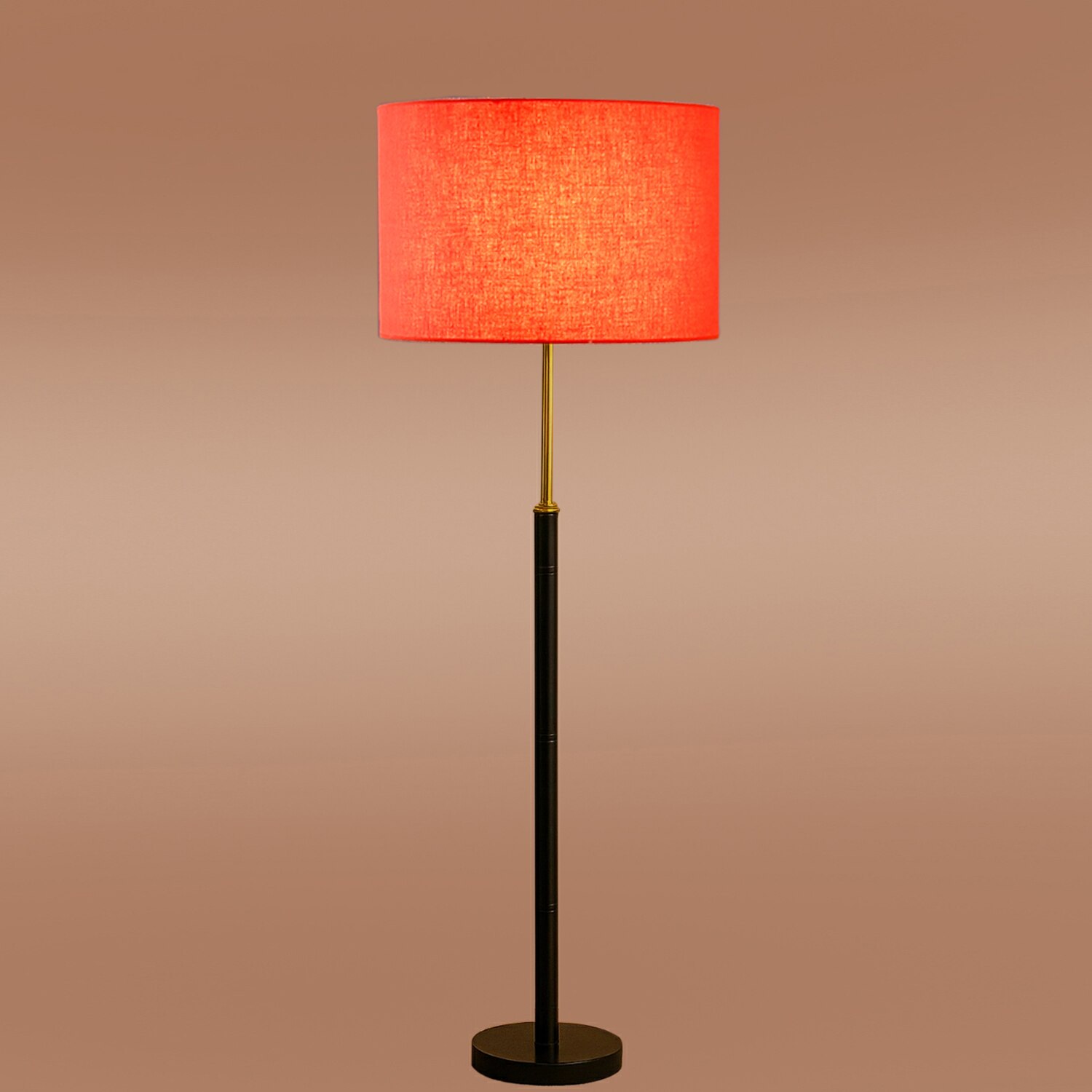 Devansh Wood & Metal Floor Lamp