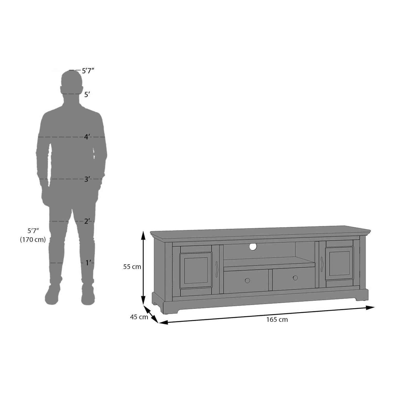 Alexandra Tv Cabinet Finish American Walnut