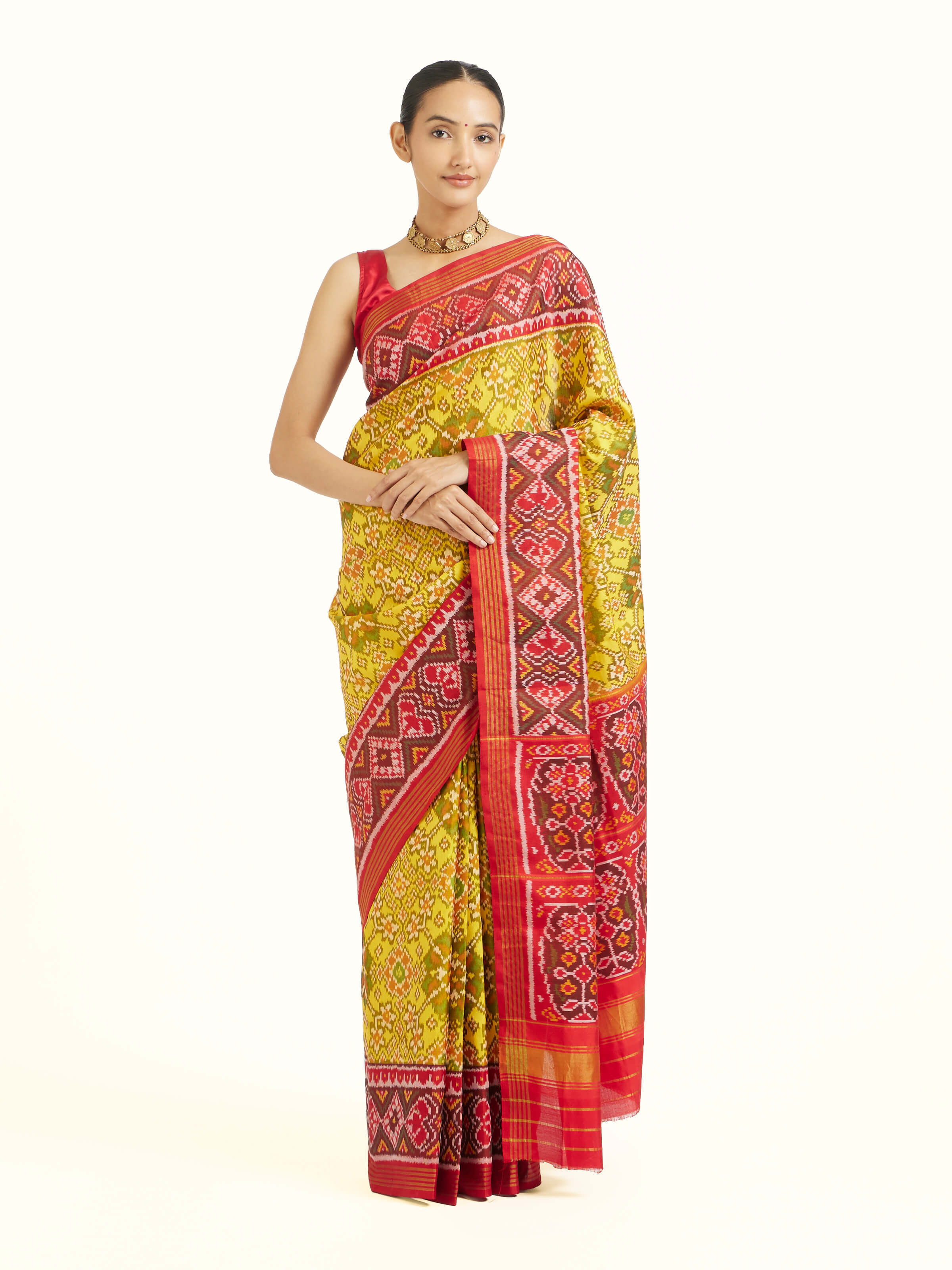 Rajkot Semi Patola Saree