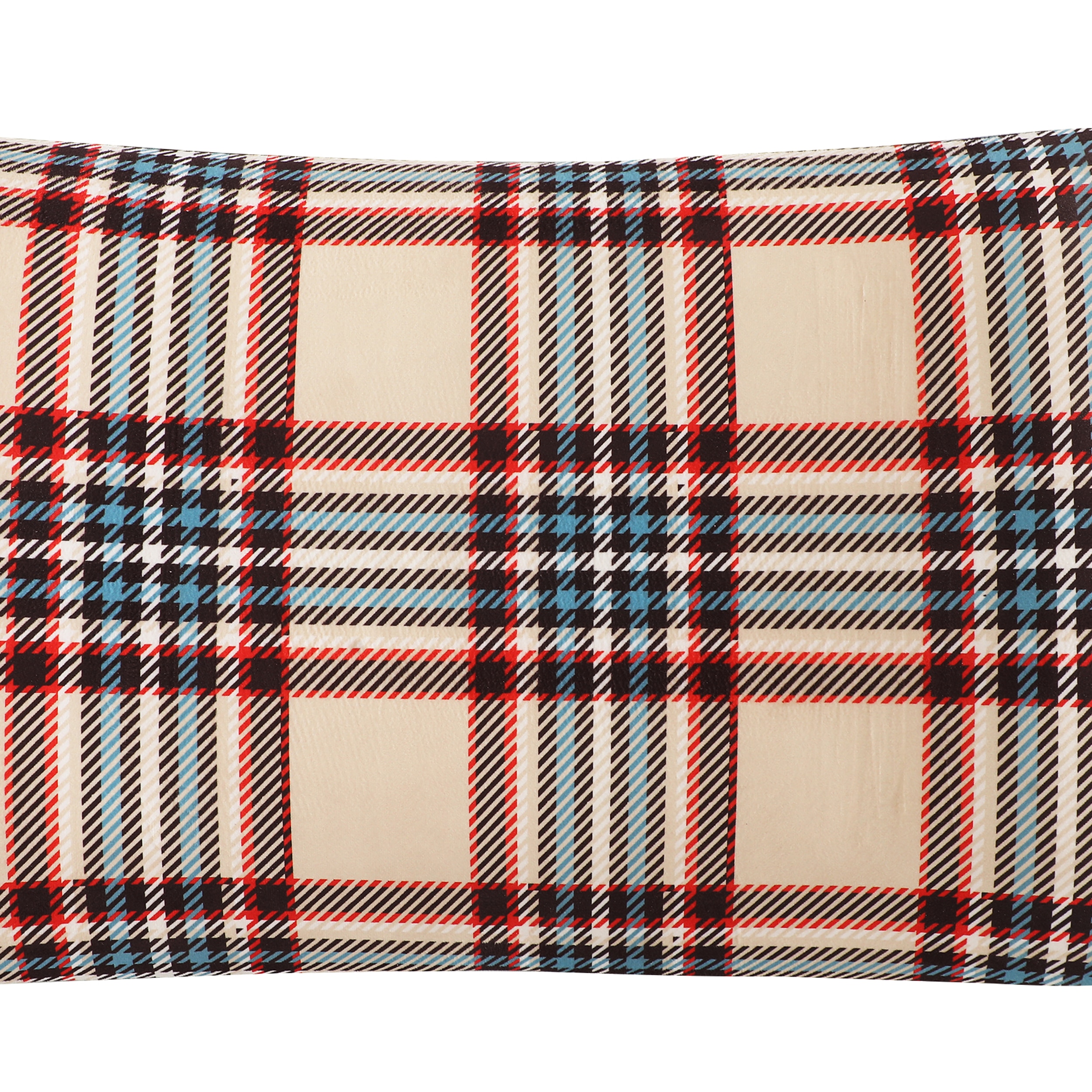 Zuno Checks Print Seating Stool