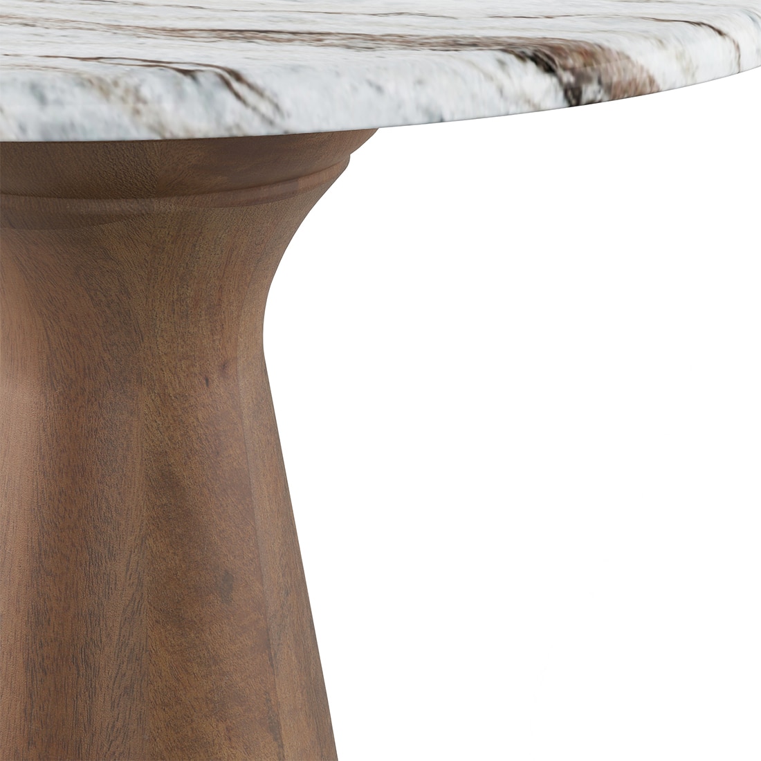 Sienne Soildwood and Toronto Side Table in Bronzed Oak Finish