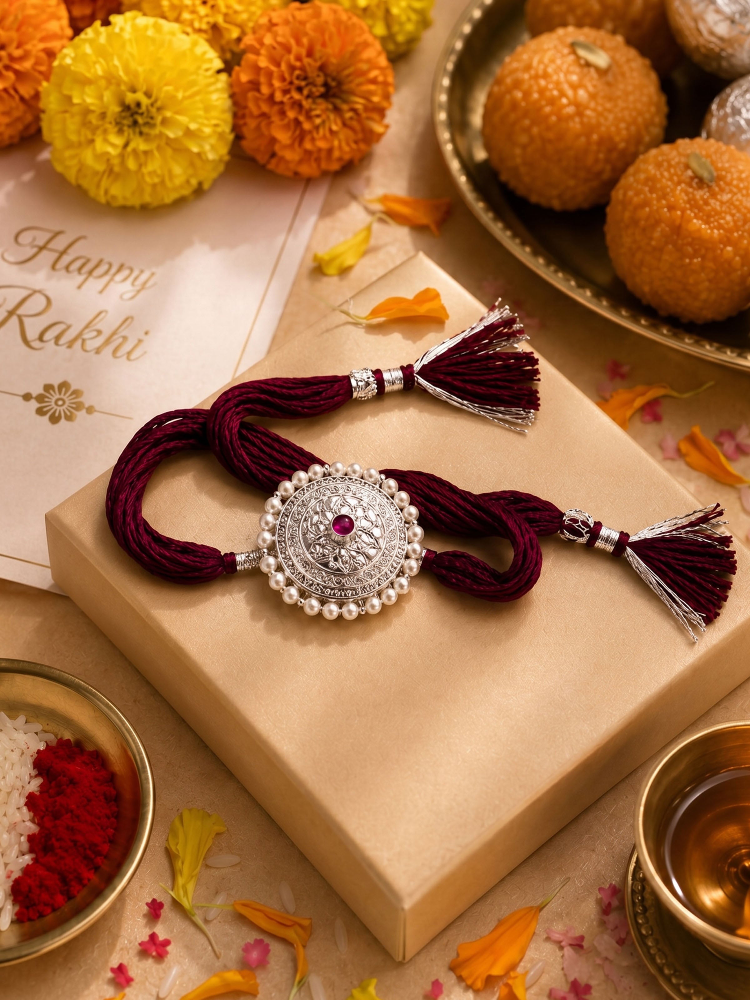 Silversmithing Rakhi