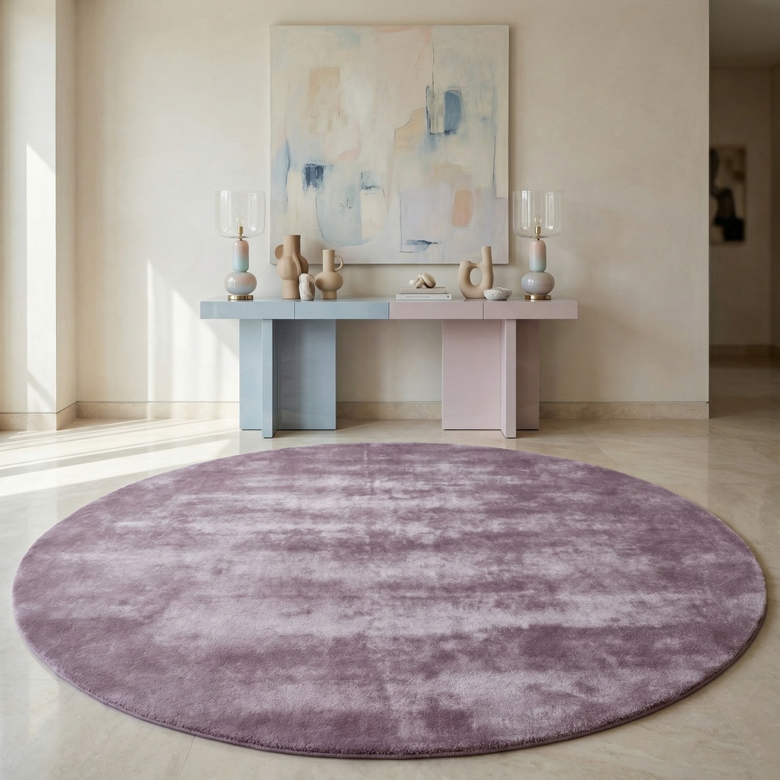Jaipur Rugs Soft Abstract Wool Viscose Tufted Rug 4x6 ft - Jaipur Rugs