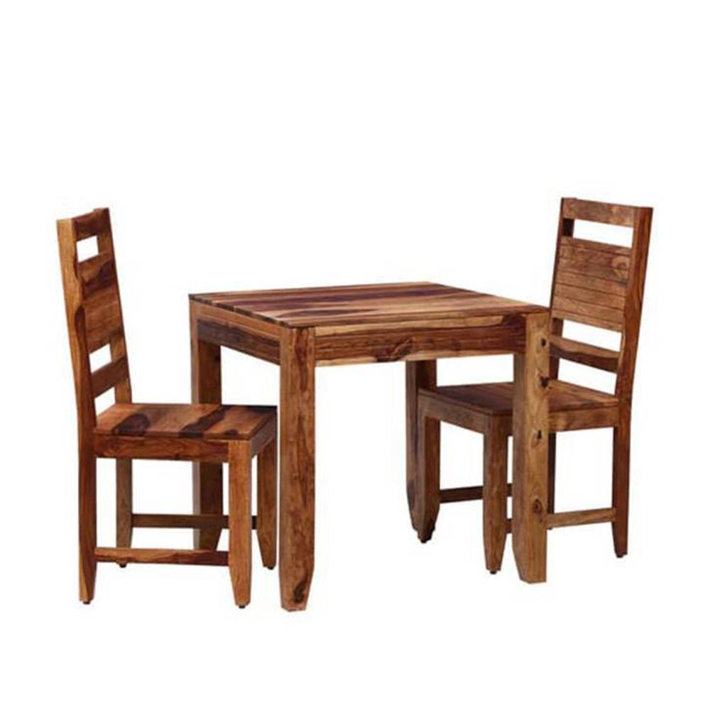 Baker 2 Seater Dining Set In Walnut Finish - Jyoti Impex