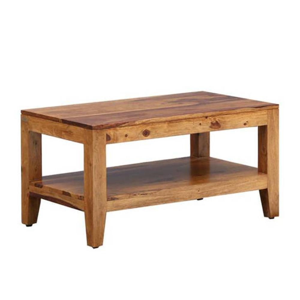 jyoti impex Scout Rectangular Solid Wood Coffee Table In Walnut Finish-picture-6
