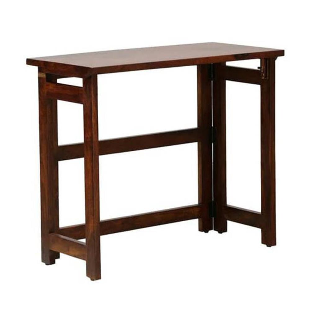 Ayn Solid Wood Study Table in Honey Finish - Jyoti Impex