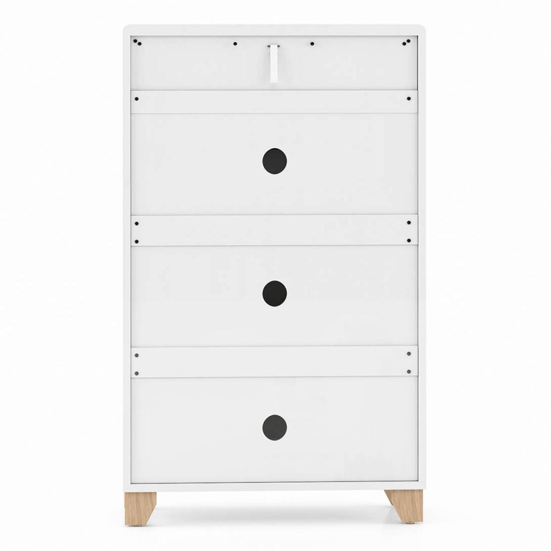Oslo High Gloss 21 Pair Shoe Rack In White Finish