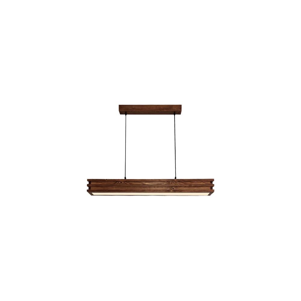 Artline 36 Brown Solid Wood Single Hanging Light