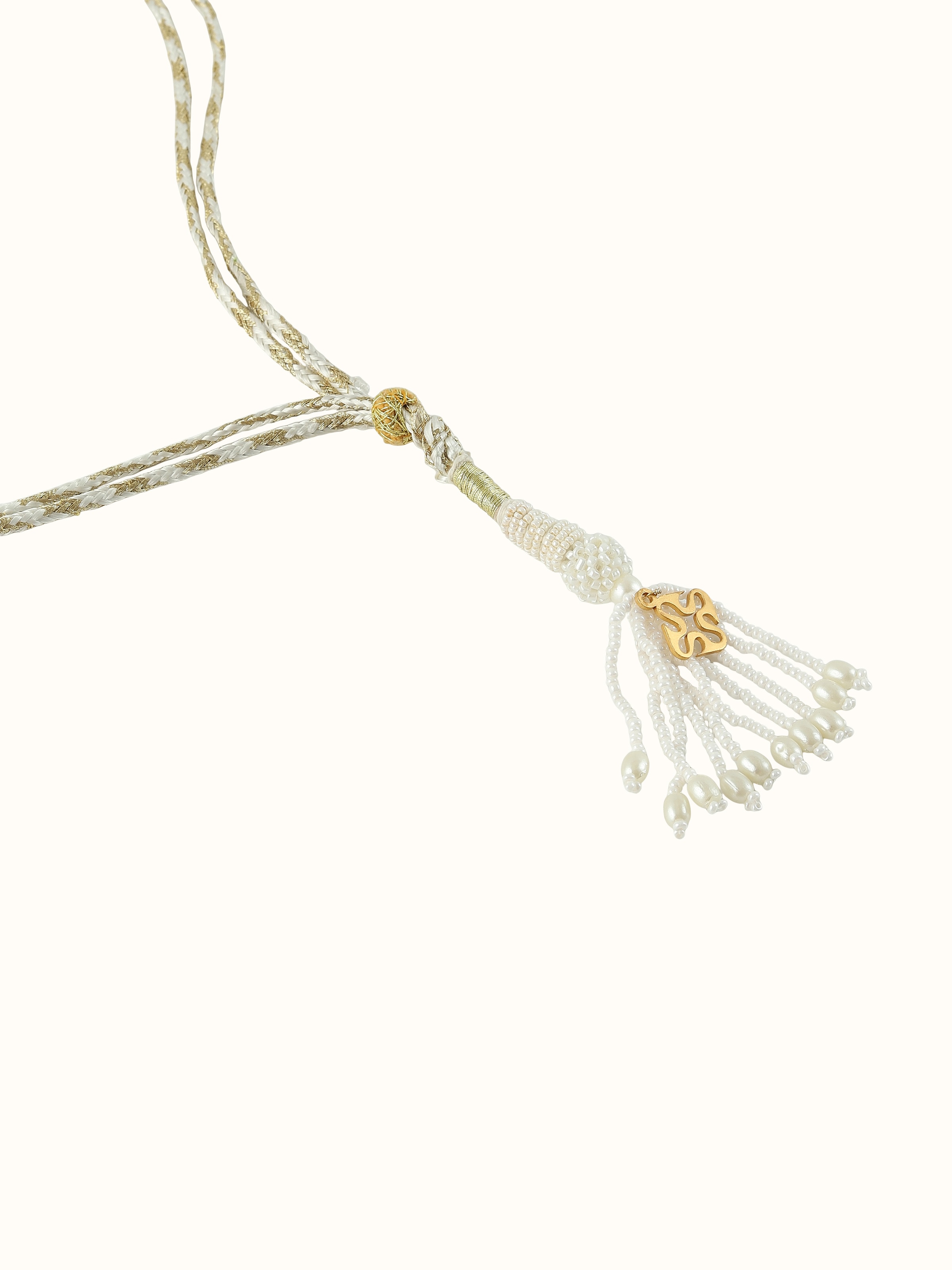 Close-up detail shot showing engraved textures of Silver Smithing choker.