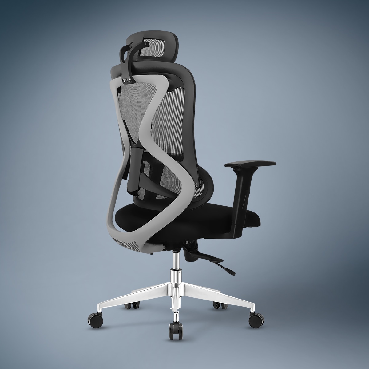 Kepler Brooks Vogue Premium Office Chair in Black Colour - Kepler Brooks