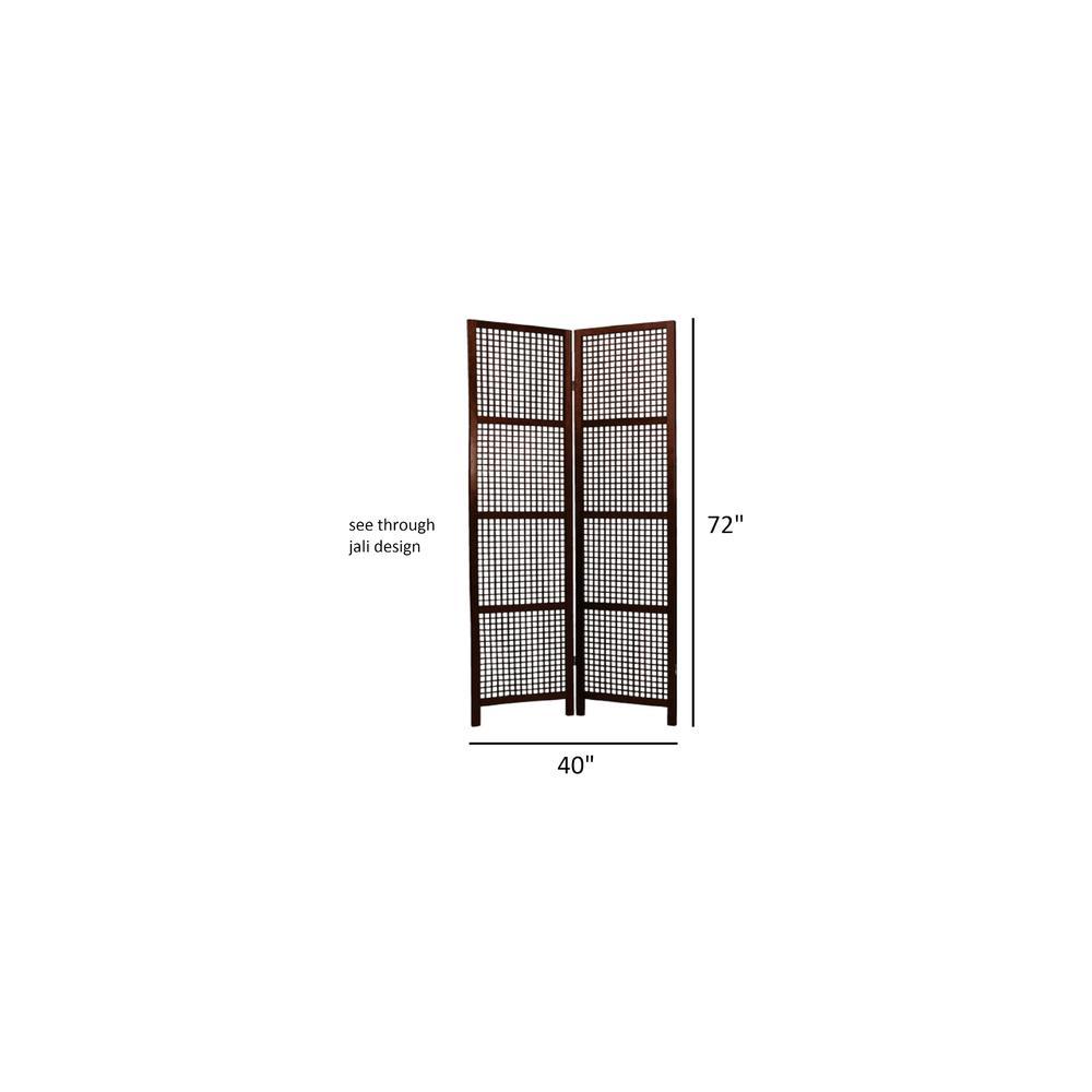 Orna Solid Wood 4 Panel Room Divider