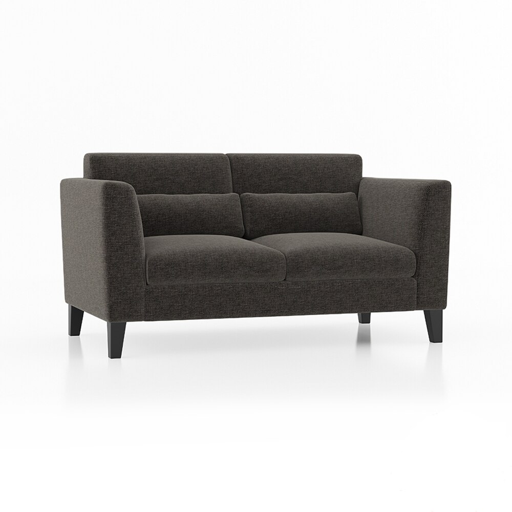 Lewis Sofa Set (Colour : Smoke Grey, Cushion : Soft, Seater : 2+1+1)