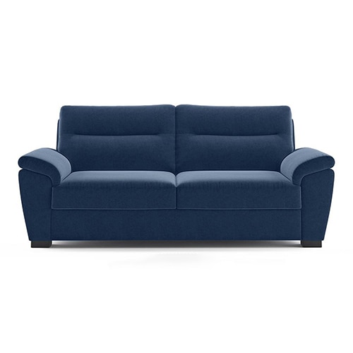 Adelaide Premium 3 Seater Fabric Sofa in Lapis Blue Colour