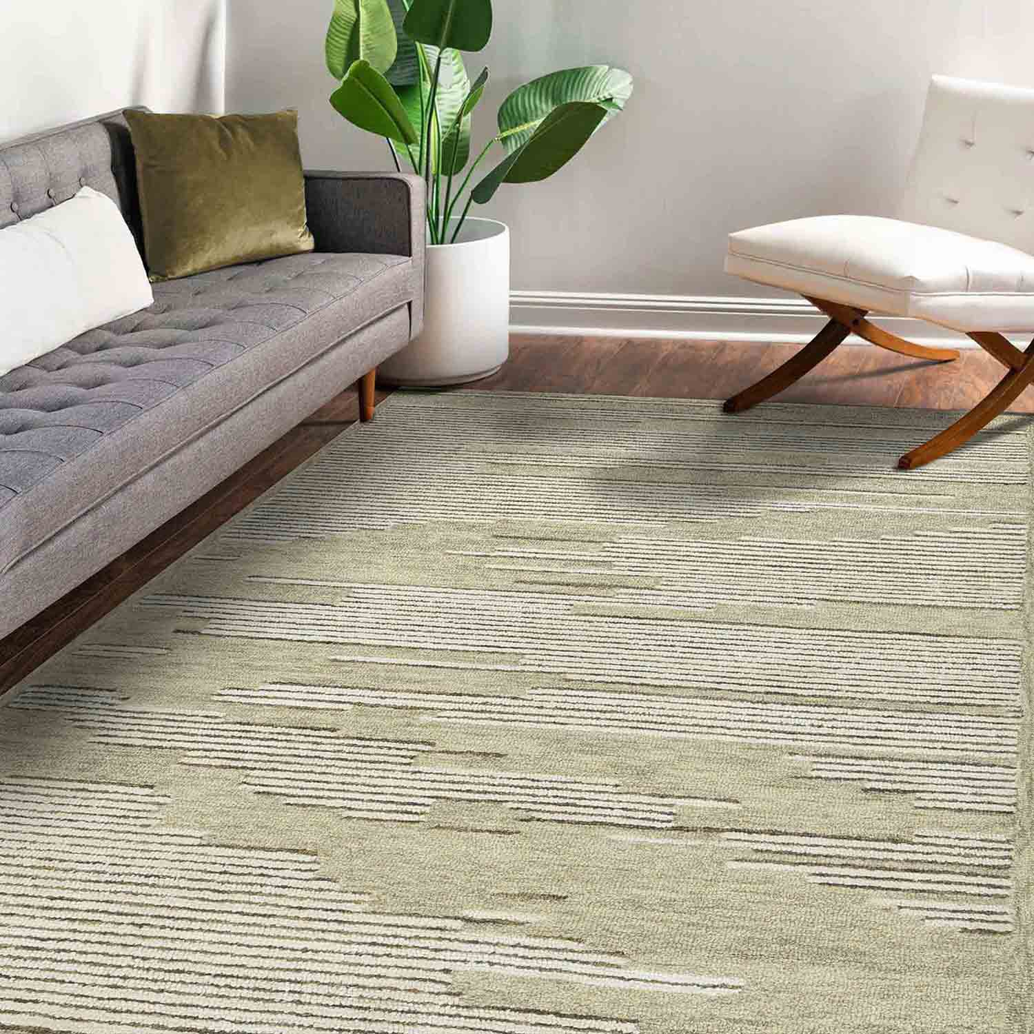 Glencoe Modern Design Wool Hand-Tufted Carpet