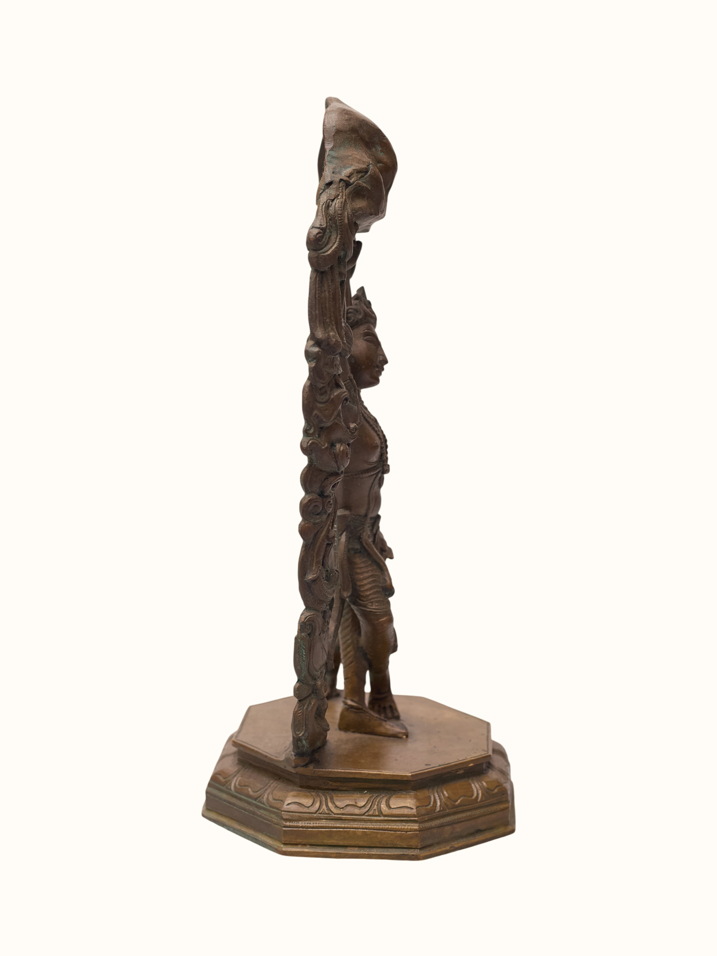 Bronze Cast Govardhana Krishna Idol