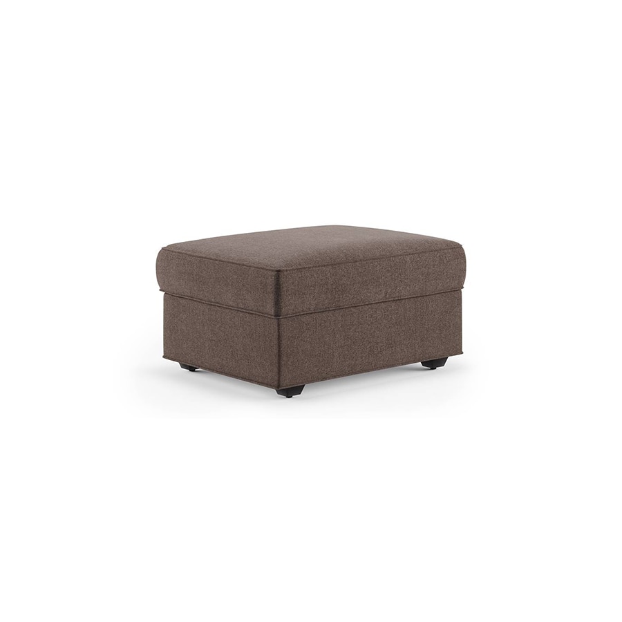 Apollo Compact Sofa (Colour : Daschund Brown, Cushion : Hard, Back Type : Regular, Seating Capacity : Right Aligned 3 Seater + Right Aligned Chaise + Ottoman)