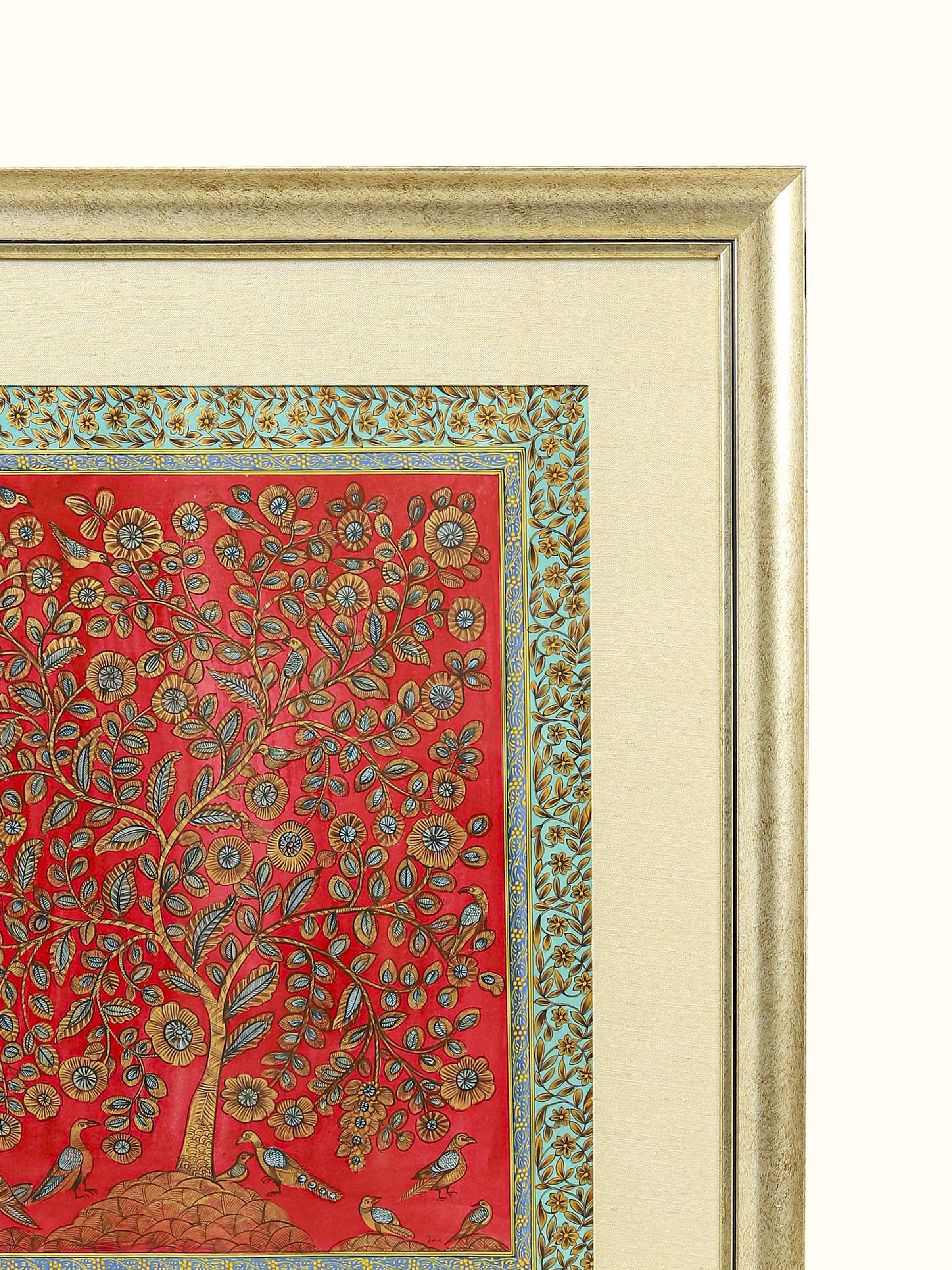 Tree Life Turquoise Miniature Painting