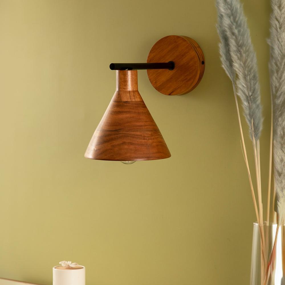 Tubino Wooden Wall Sconce