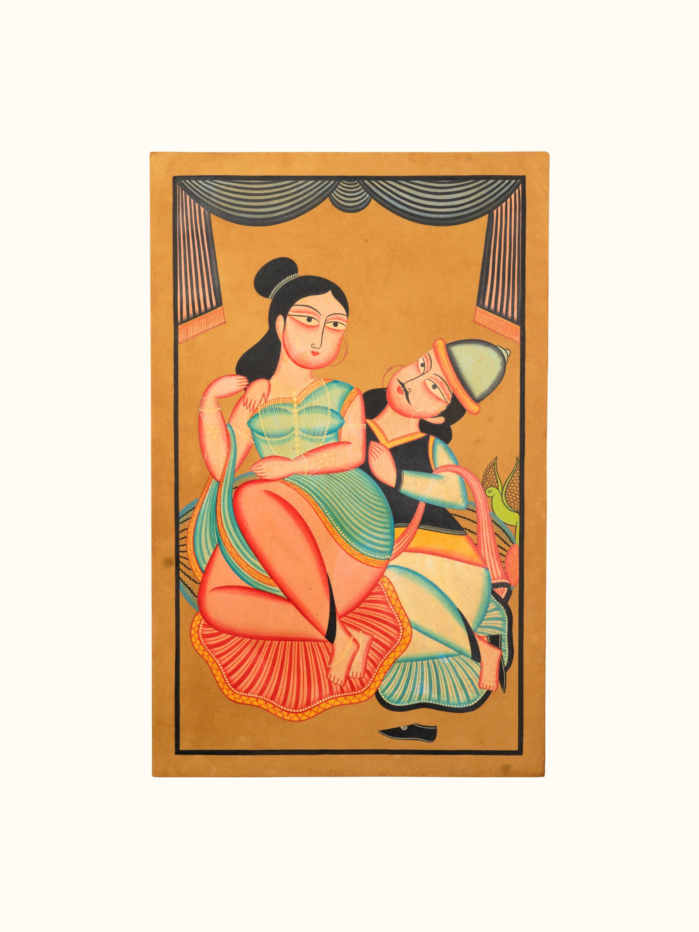 Kalighat Babu Bibi Painting