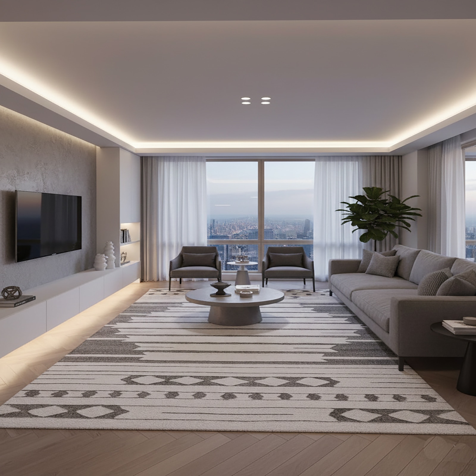 Tribal Horizon Carpet 5 X 7