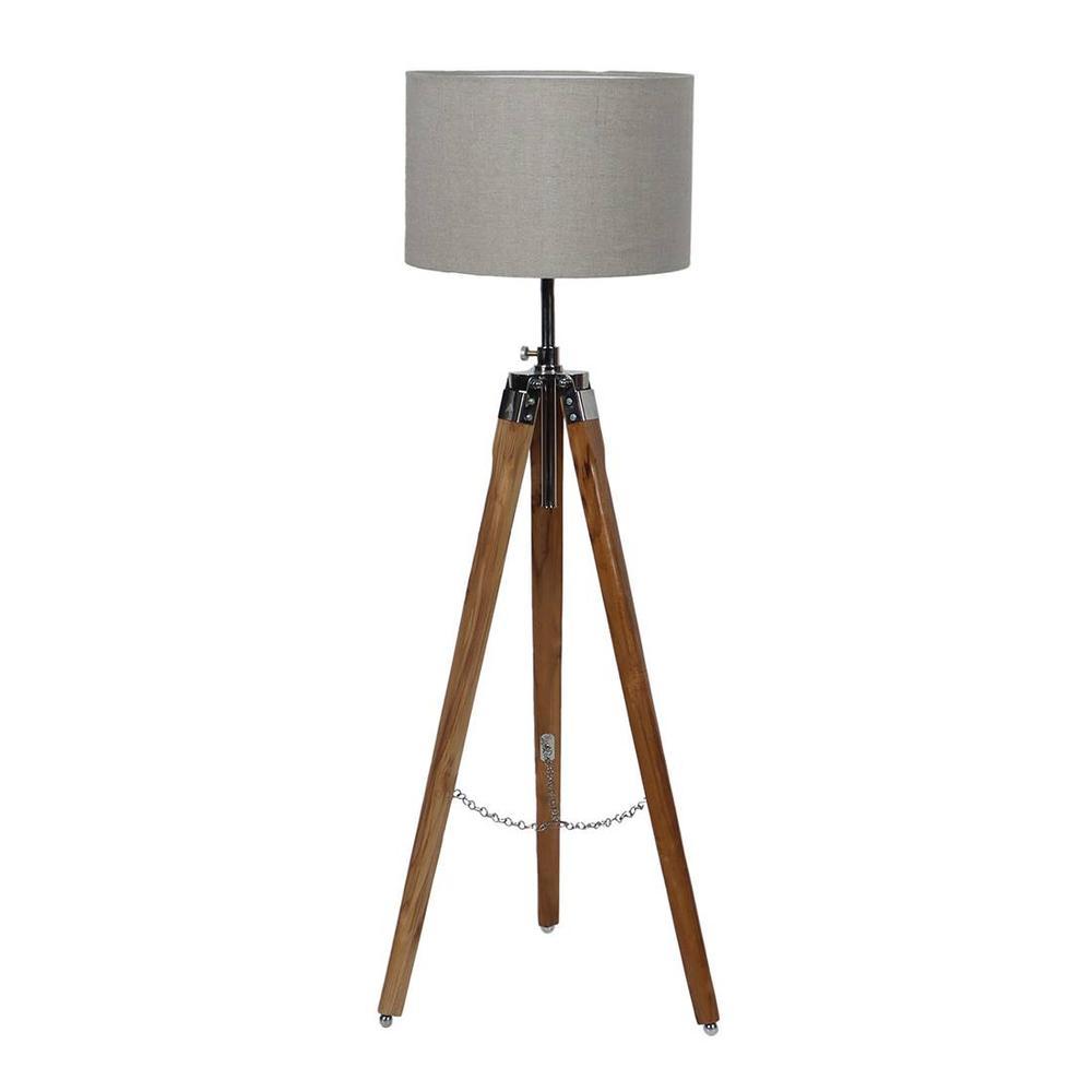 Marbolla Solid Wood Floor Lamp
