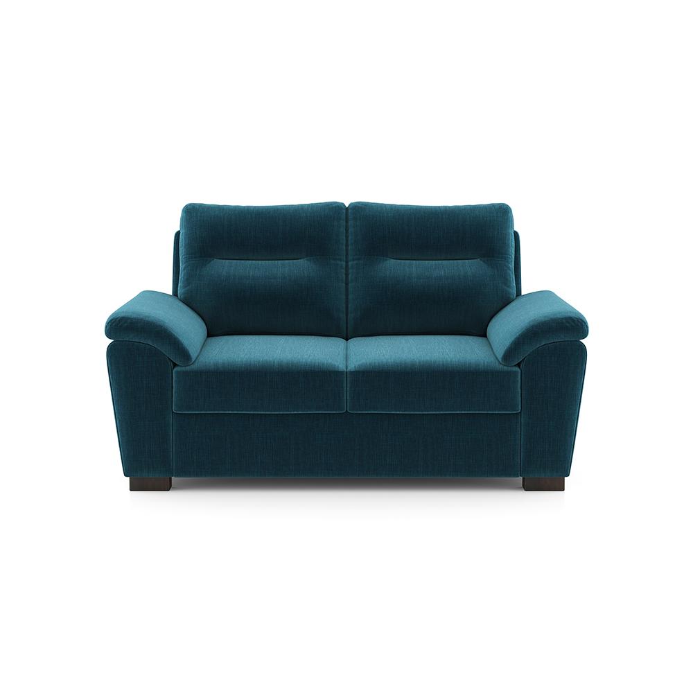 Adelaide Premium 2 Seater Fabric Sofa in Indigo Blue Colour