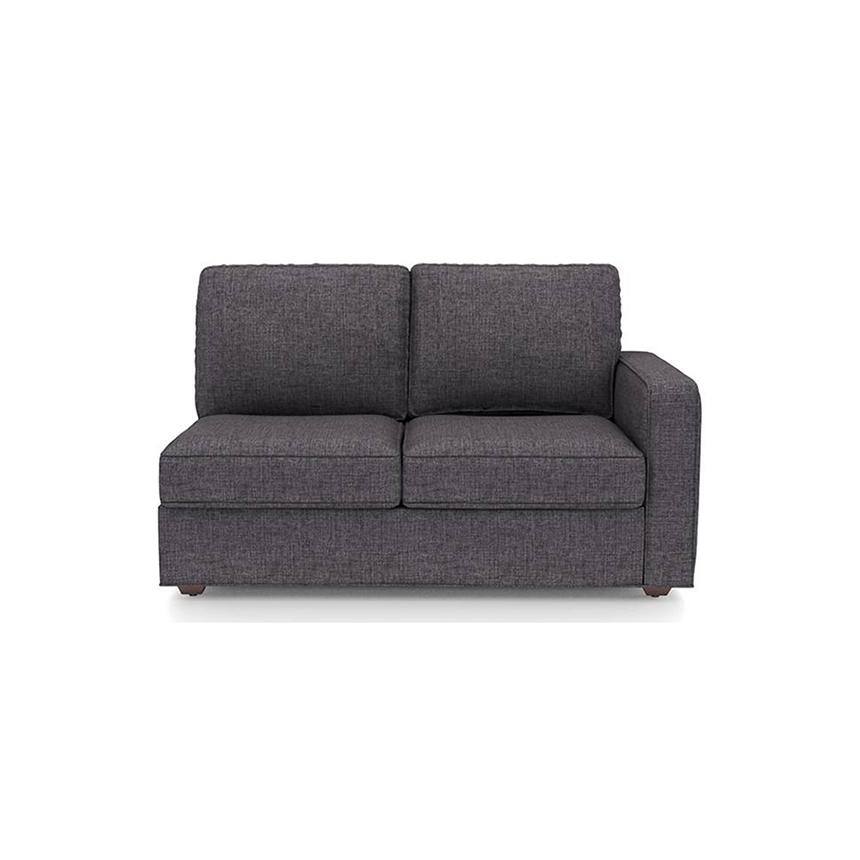 Apollo Sofa (Colour : Steel, Cushion : Hard, Back Type : Regular, Seating Capacity : Left Aligned 2 Seater + Left Aligned Chaise + Ottoman)
