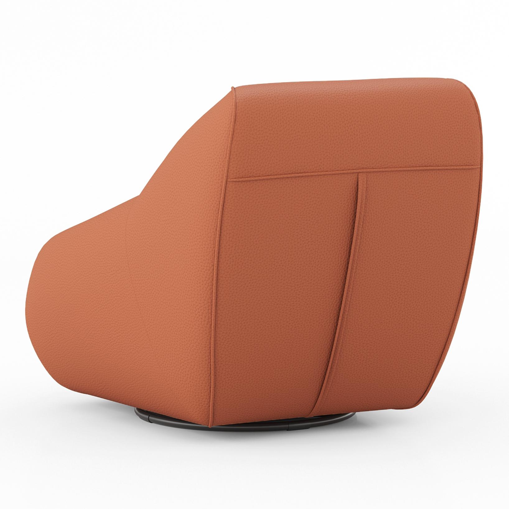 Niyo Lounge Chair in Saddle Tan Colour