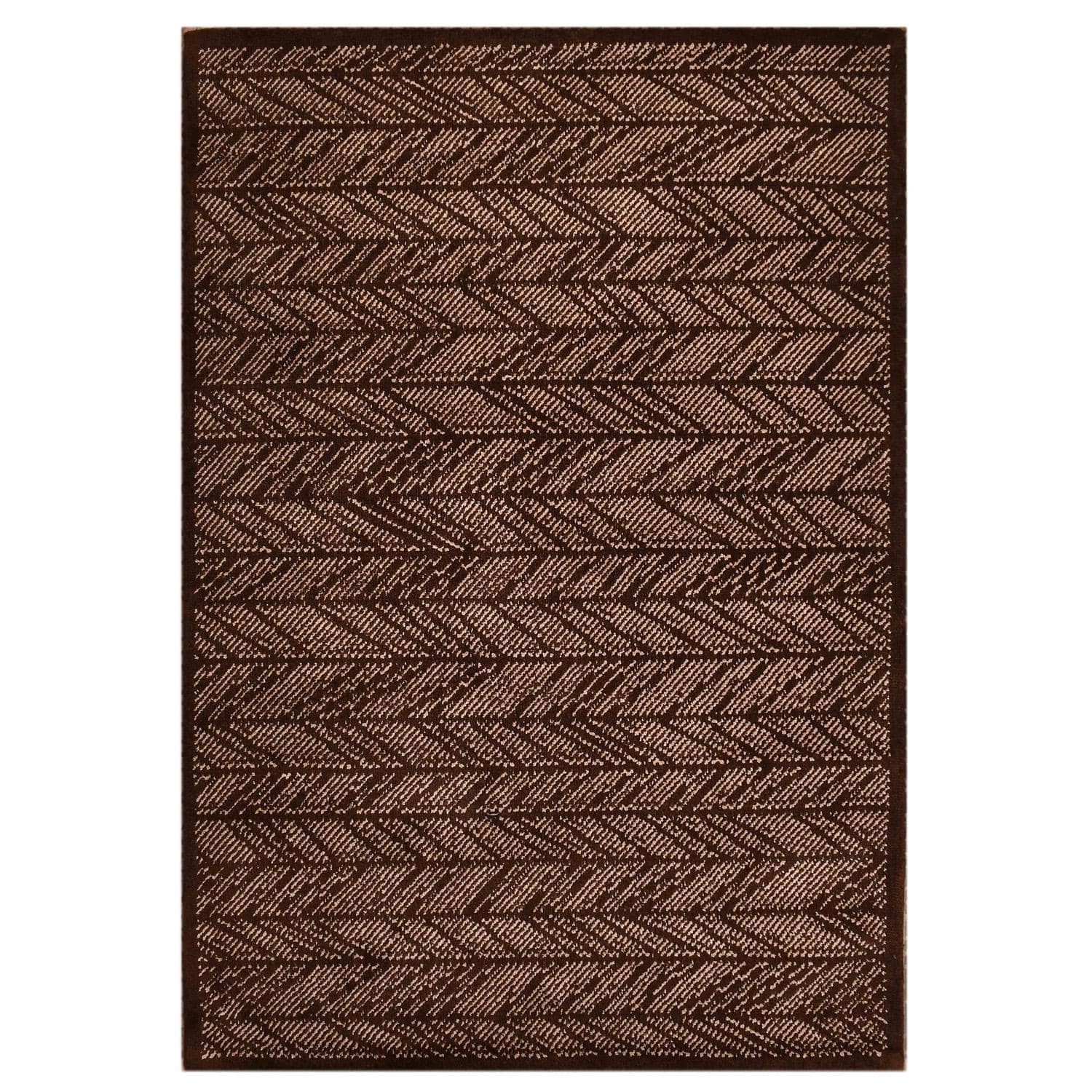 Multicolor Abstract Machine Made Polyester 6 X 9 Feet Carpet