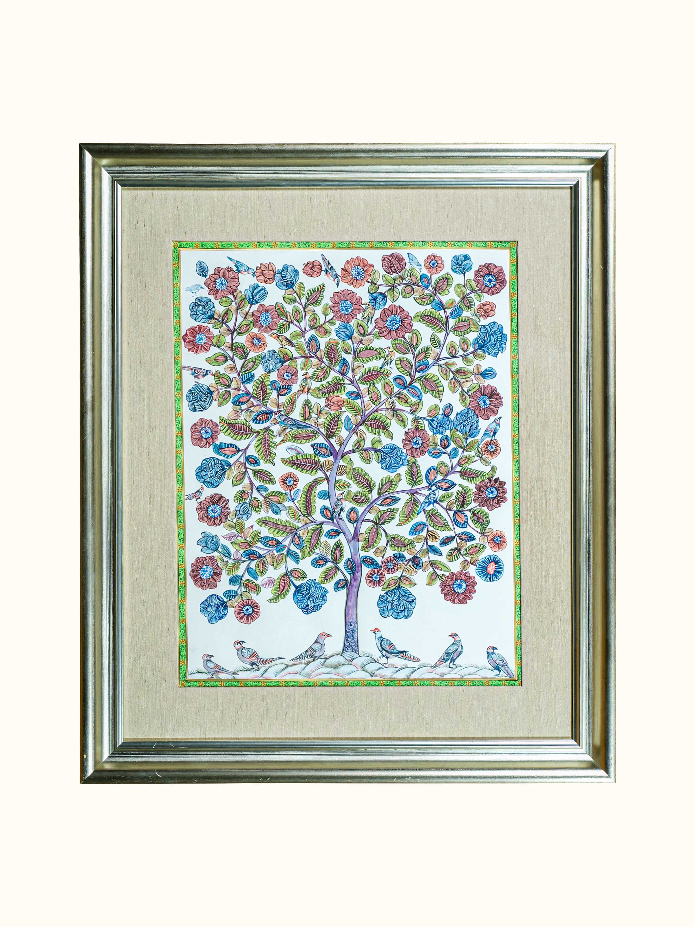 Tree with Birds Miniature Painting