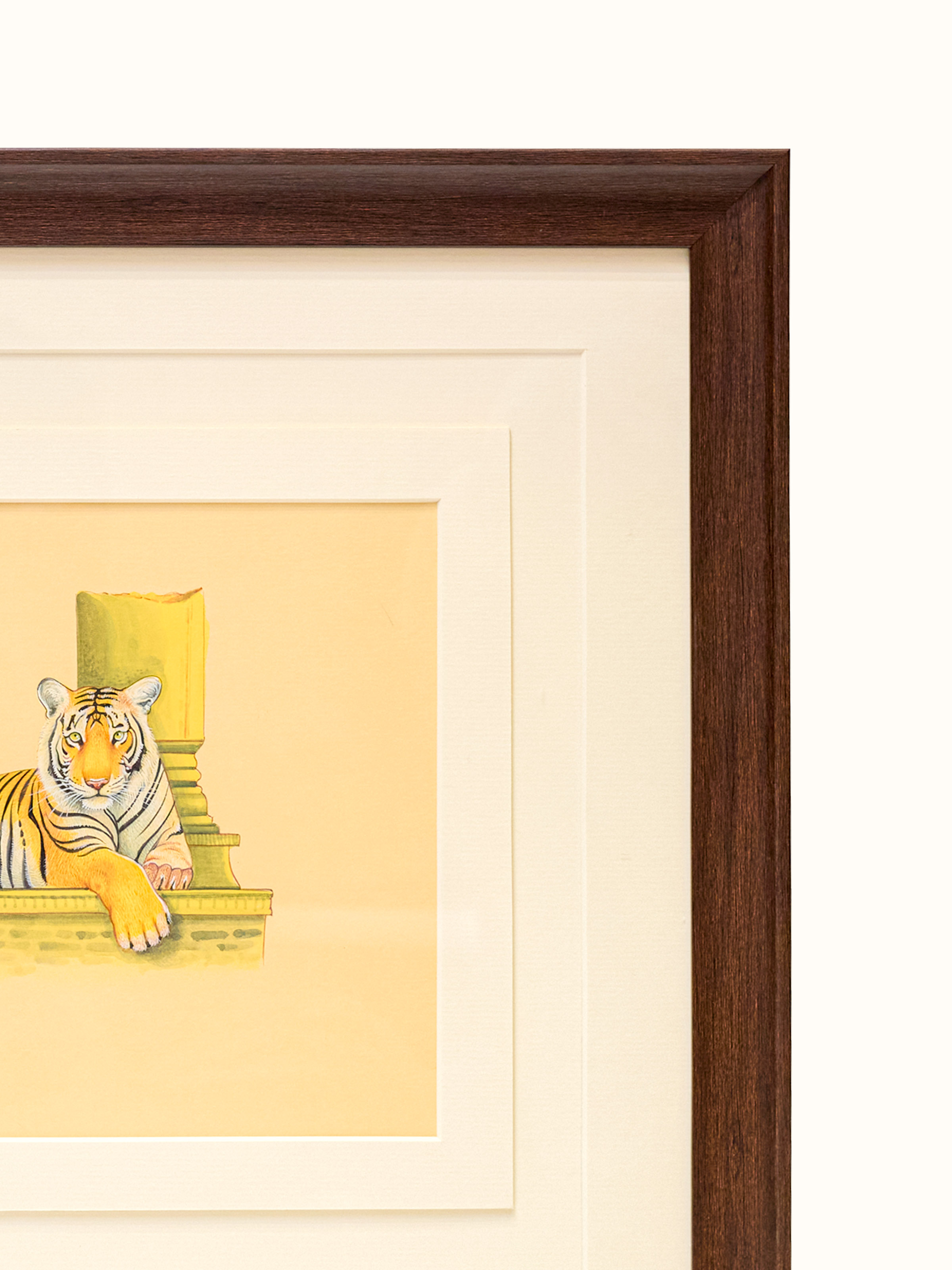 Tiger Miniature Painting