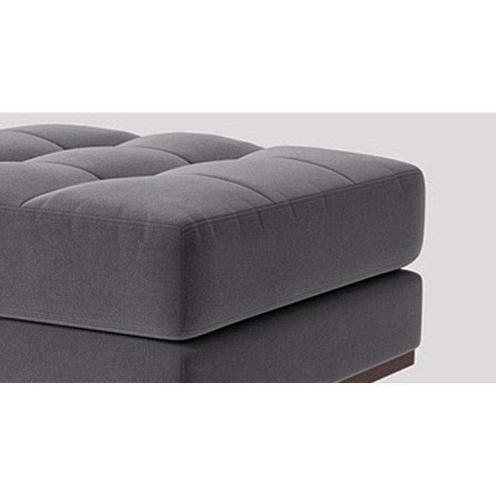 Berlo Ottoman Color in Dark Grey