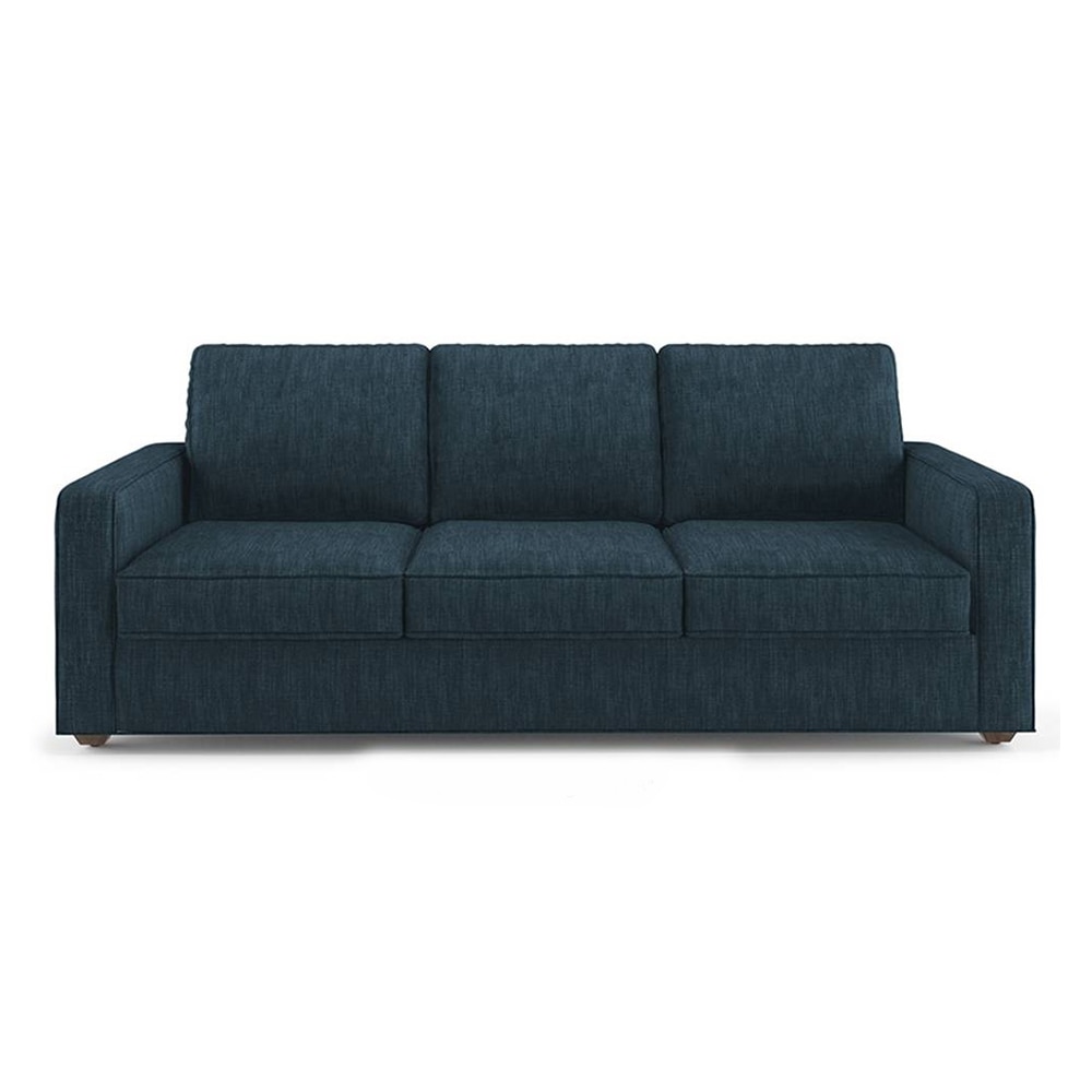 Apollo Compact Sofa Set (Colour : Indigo Blue, Cushion : Soft, Back Type : Regular, Seater : 3+2+1)