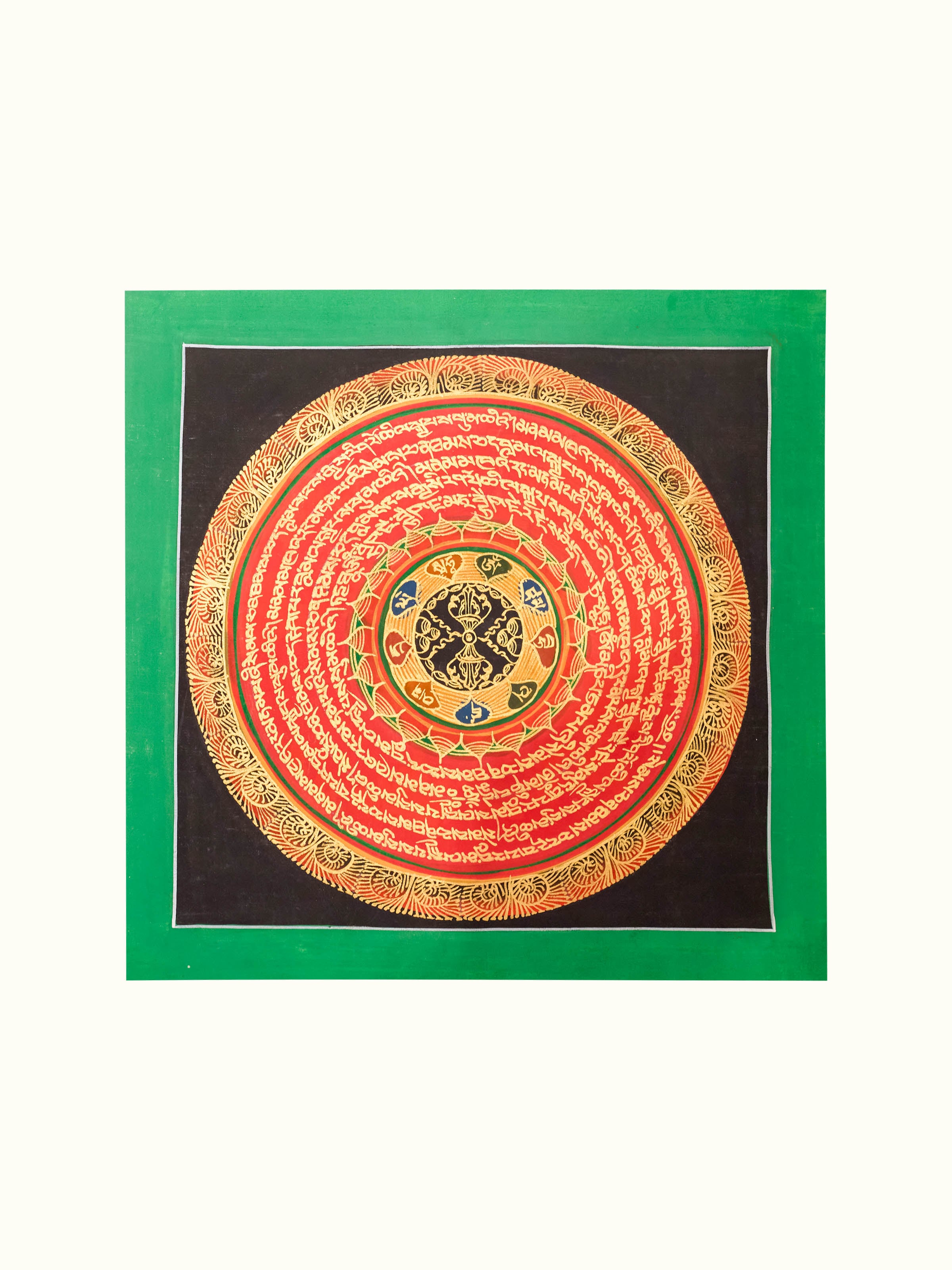 Mantra Mandala Thangka Painting