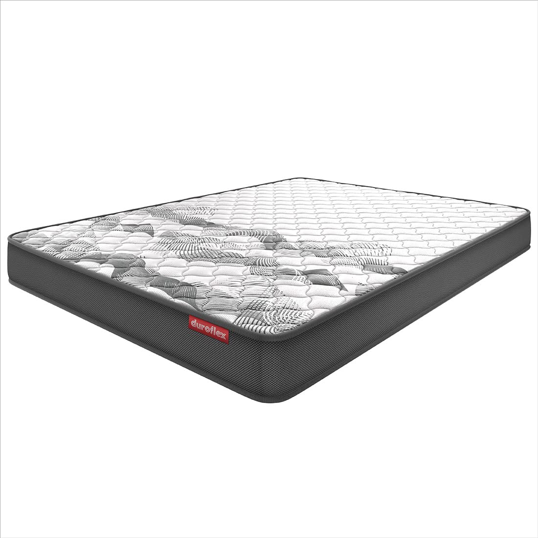 Durobond Pro Dual Side Reversible Coir Mattress, Firm and Medium Firm Comfort Grey (72 x 66 in, 5 Inches)