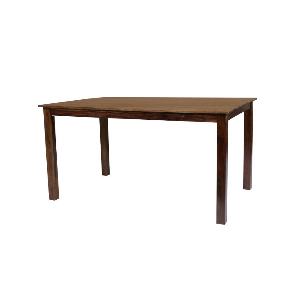mishel solid wood  6 seater Dining table in  Provincial Teak