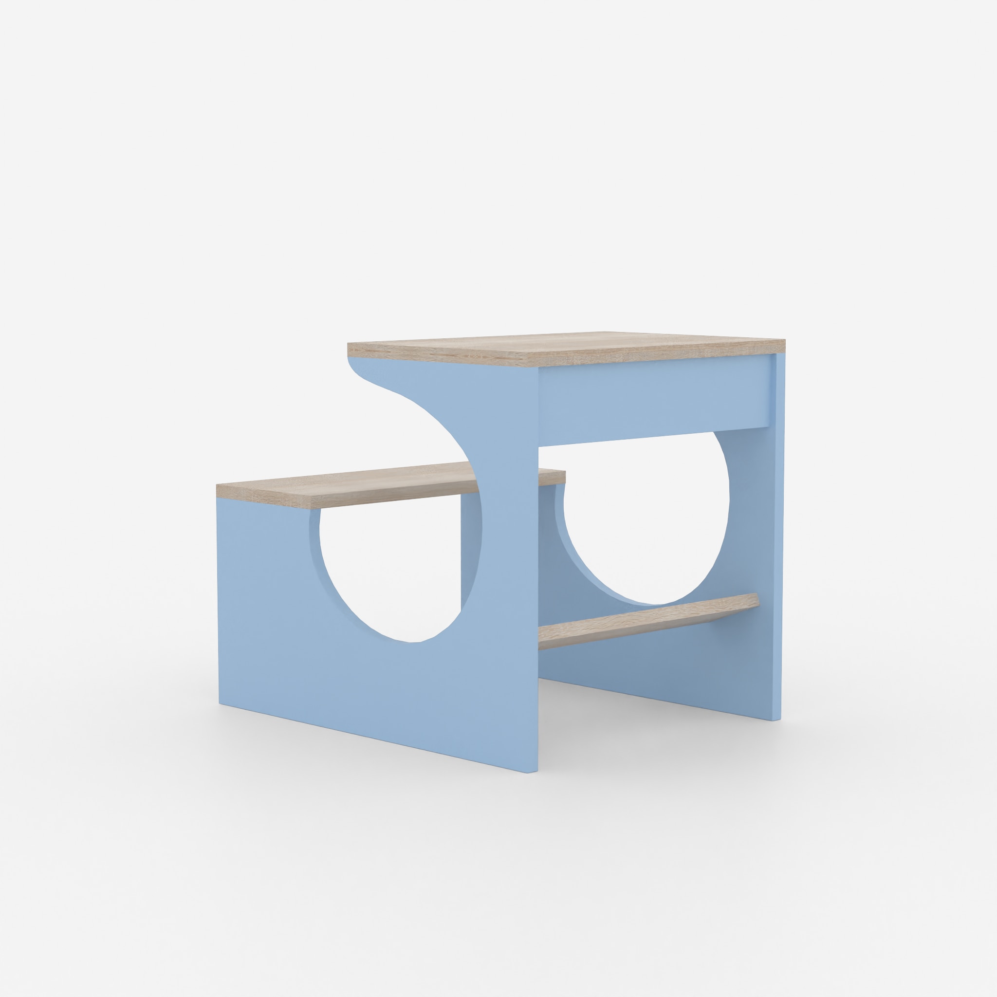 Montessori Toddler Activity Table & Chair in Light Blue