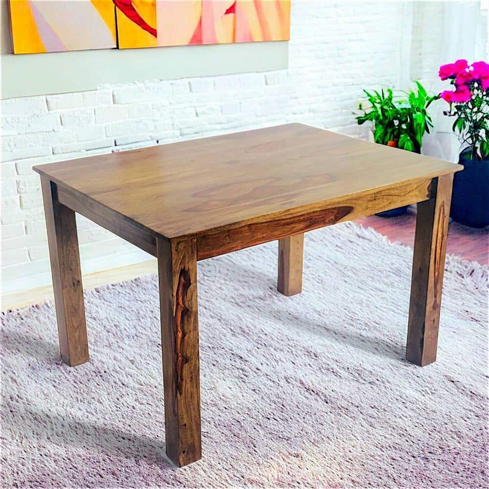 Oakmont Sheesham Wood Dining Table In Teak Finish