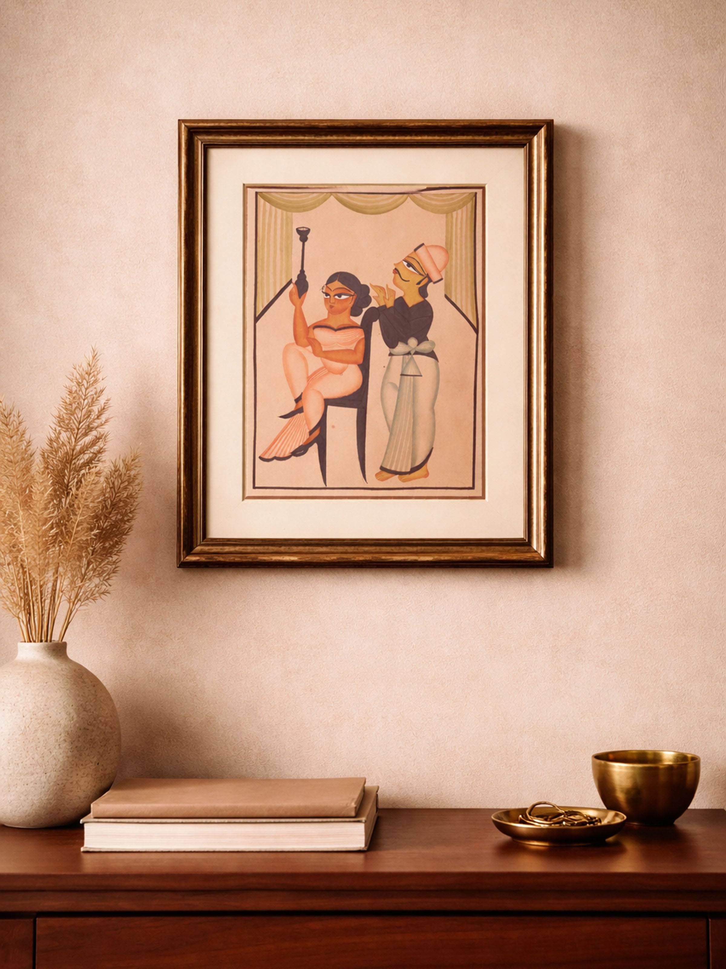 Babu Bibi Kalighat Painting