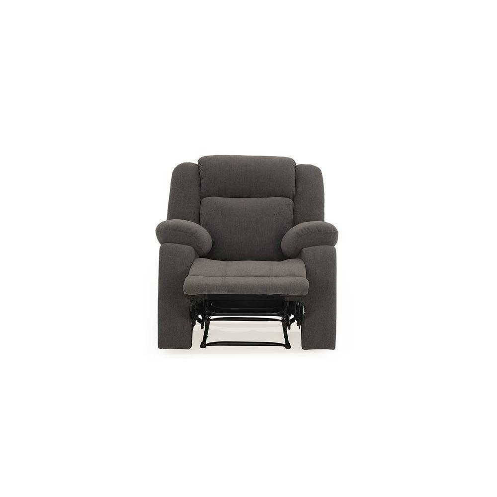 Avalon Fabric One Seater Manual Recliner in Grey Colour
