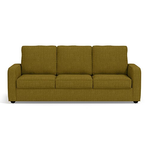 Apollo Sofa Set (Colour : Olive Green, Cushion : Soft, Back Type : High Back, Seater : 3+1+1)