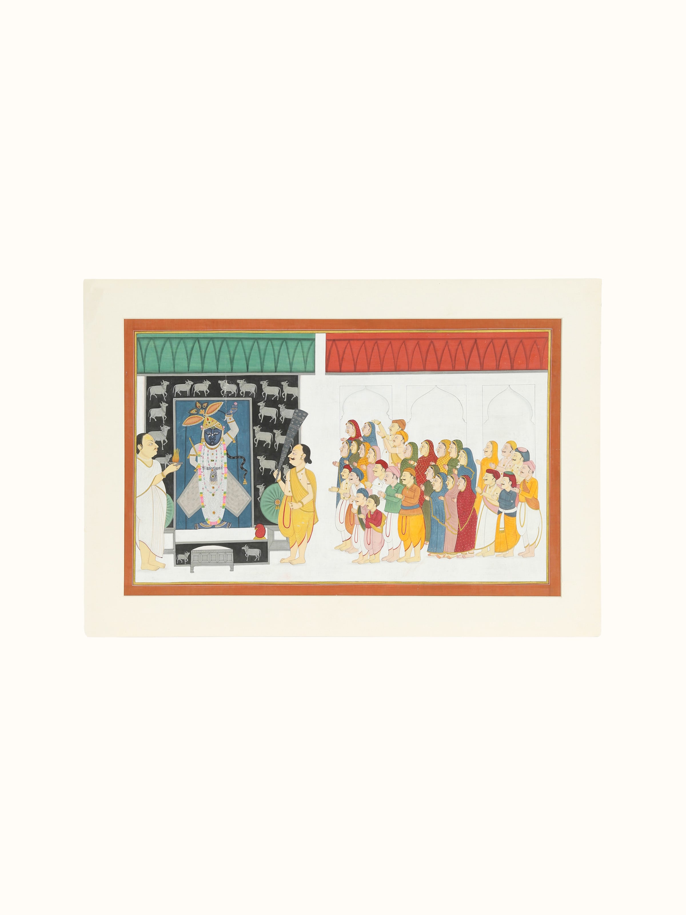 Shrinathji Aarti Pichwai Painting