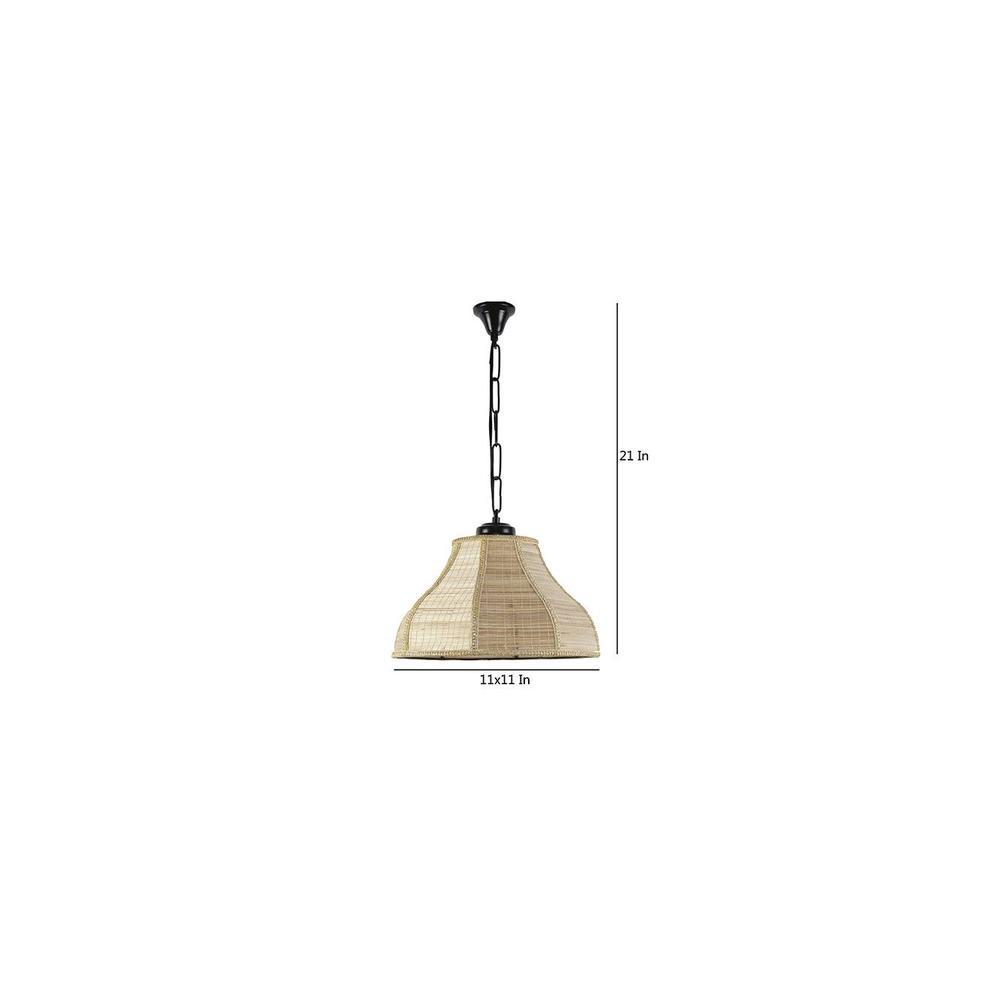 Taylor Beige Bamboo Hanging Light