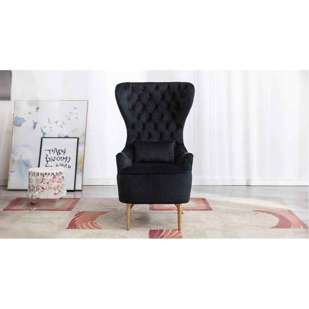 Jayeh High Back Chair in Black Colour