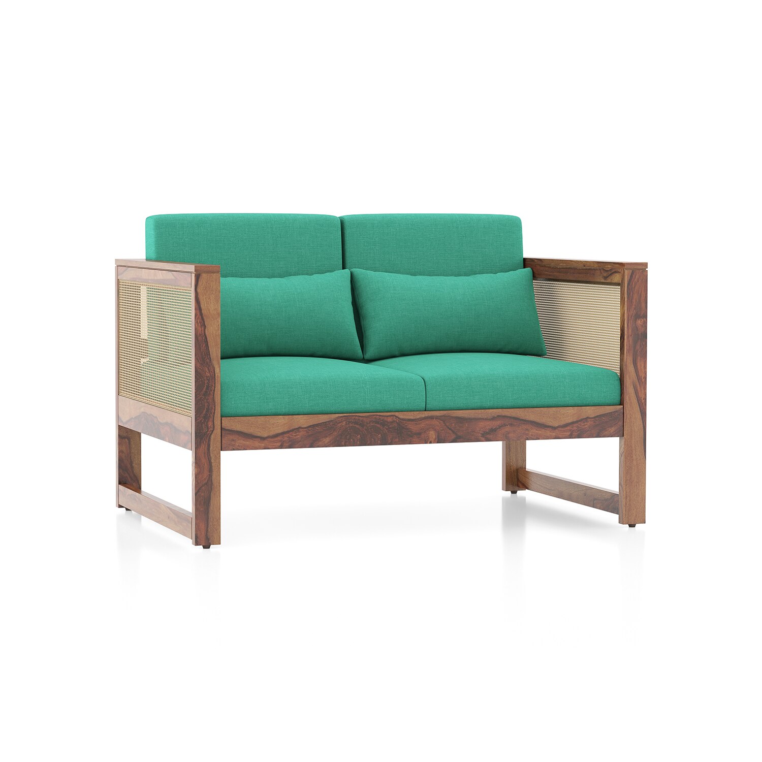 Korai 2 Seater Sofa (Lagoon Green Futon)