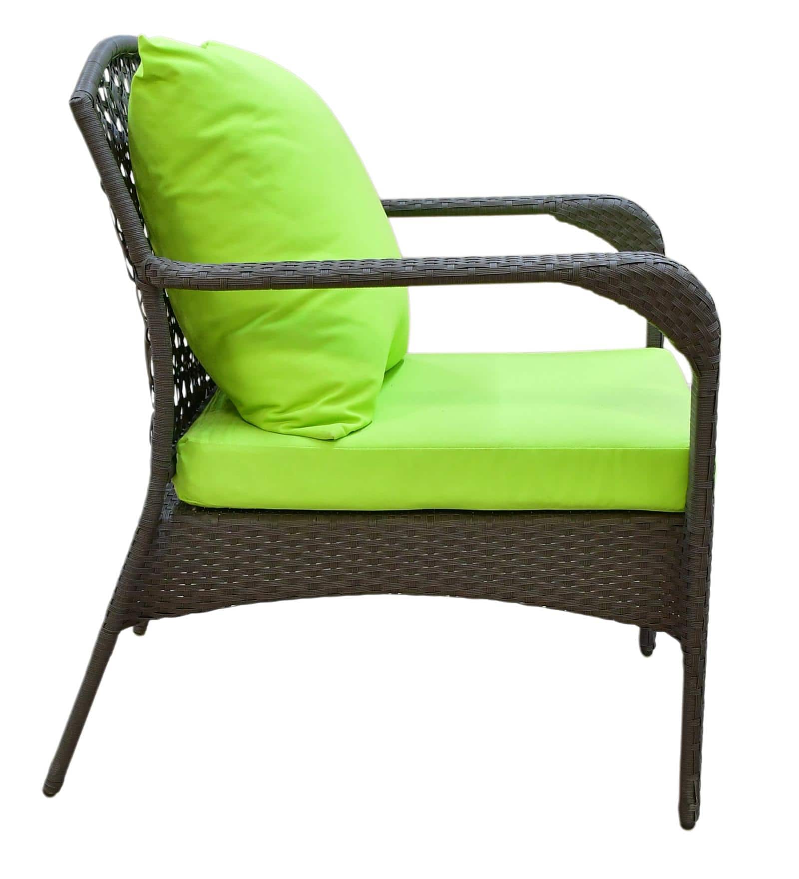 Dijon 2+1+1 Seater Wicker Sofa Set in White Colour