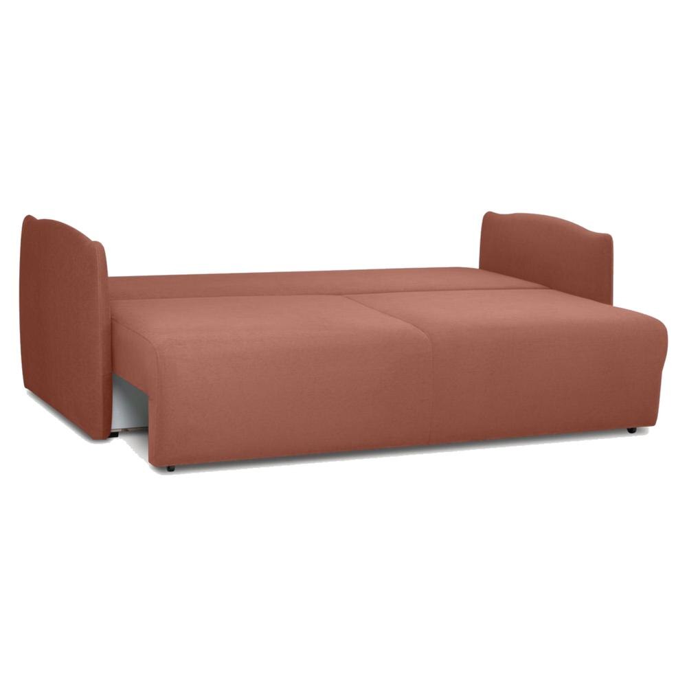 Vantella 3 Seater Fold Out Sofa Cum Bed In Pink Colour