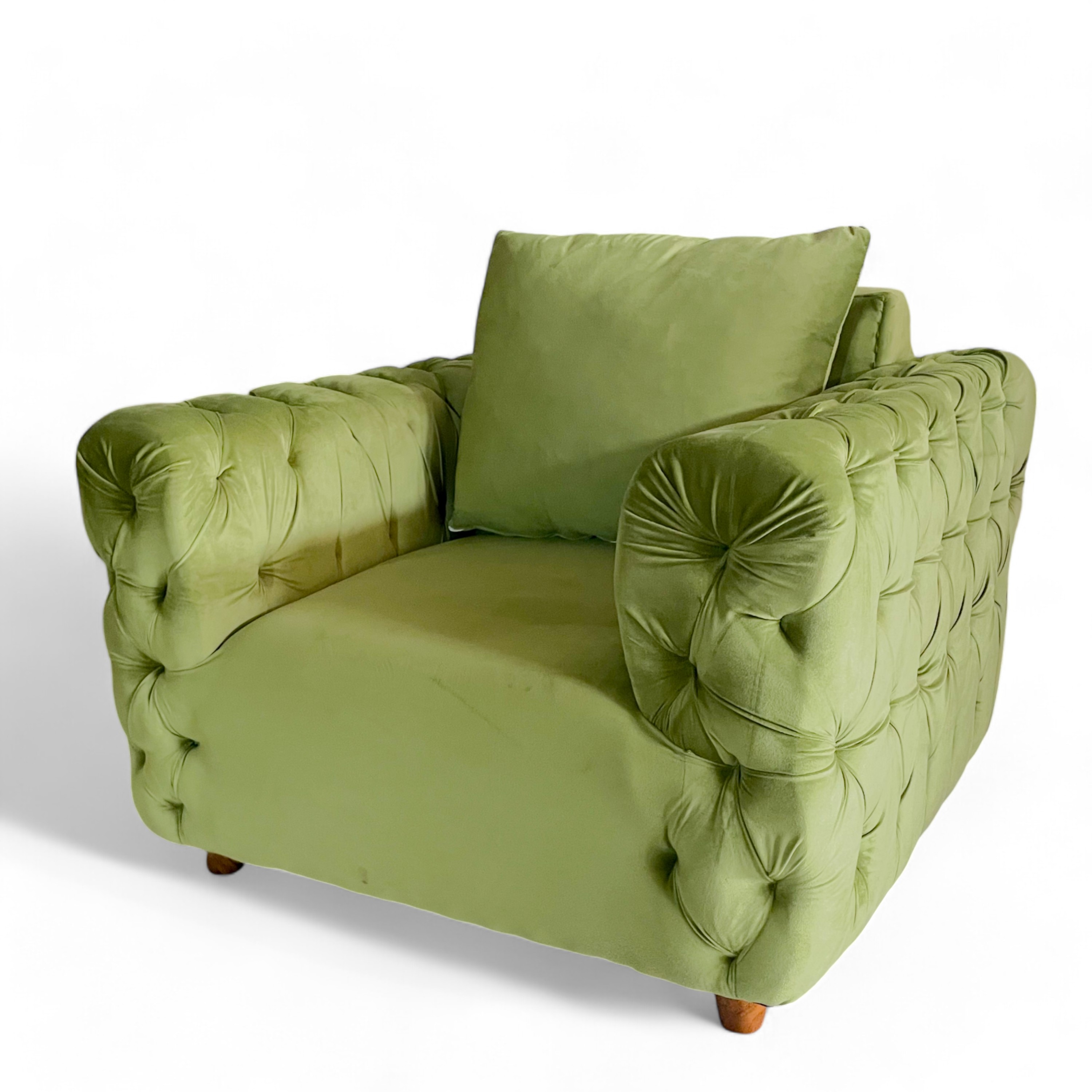 Jackson Solid Wood Contemporary 1 Seater Accent Chair