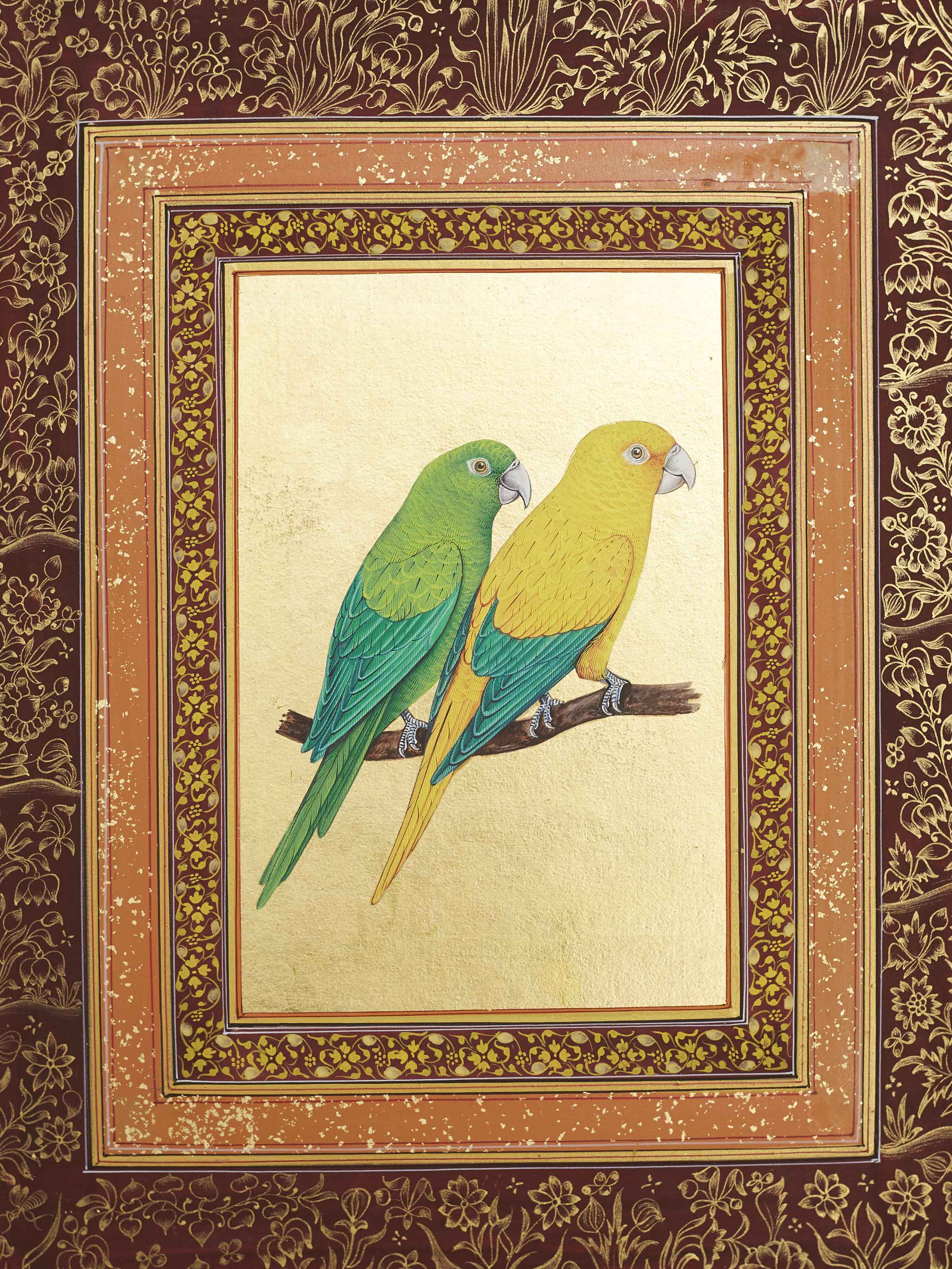 Birds Miniature Painting